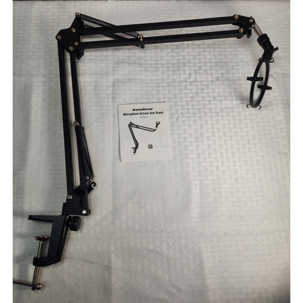 InnoGear Microphone Stand Scissor Arm Desk Mount NEW